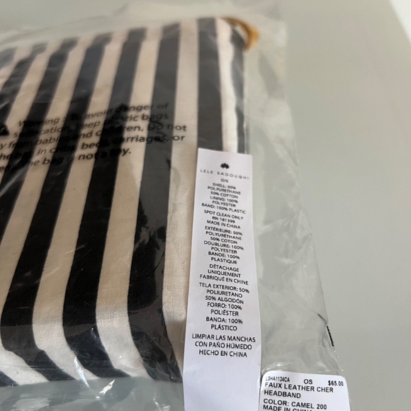 Lele Sadoughi Tan Headband - Picture 10 of 10